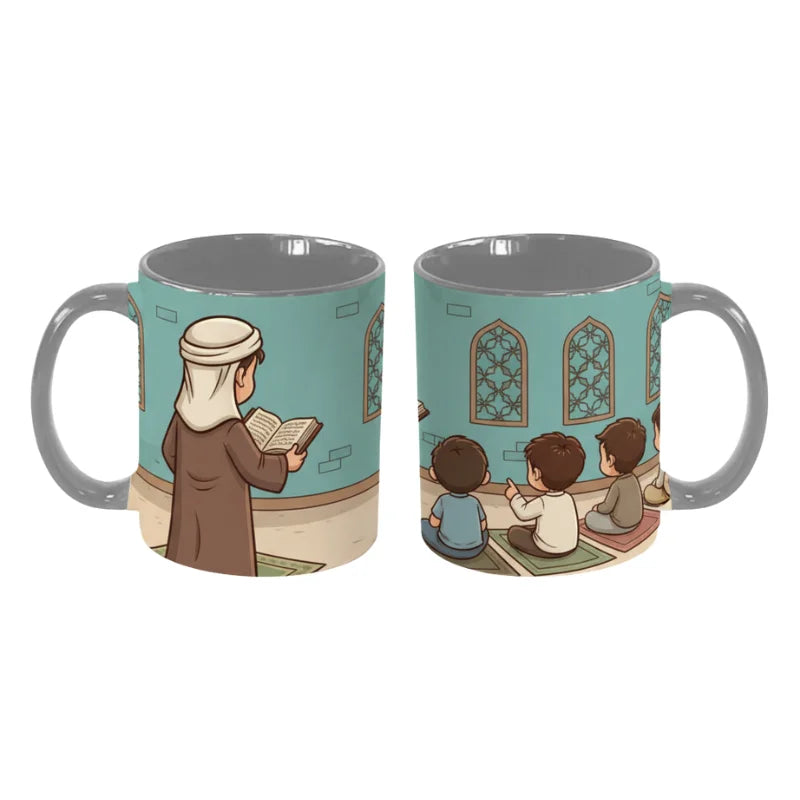 Religious teacher & child
