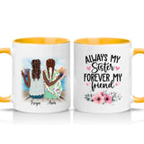Bohemian Girls Personalised Mug – Custom Boho Style Gift UK
