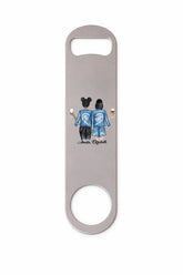Dye Sub Bottle Opener Long Metal Brushed