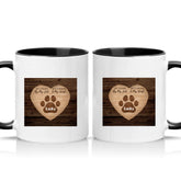 Two Tone 11oz Mug Black