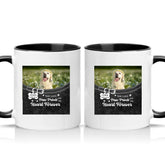 Two Tone 11oz Mug Black