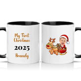 Two Tone 11oz Mug Black