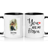 Two Tone 11oz Mug Black