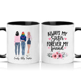 Two Tone 11oz Mug Black