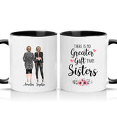 Two Tone 11oz Mug Black