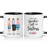 Two Tone 11oz Mug Black