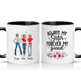 Two Tone 11oz Mug Black