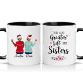 Two Tone 11oz Mug Black