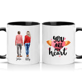 Two Tone 11oz Mug Black