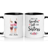 Two Tone 11oz Mug Black