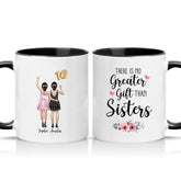 Two Tone 11oz Mug Black