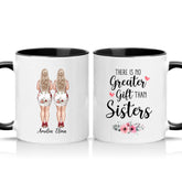 Two Tone 11oz Mug Black