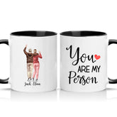 Two Tone 11oz Mug Black