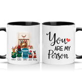 Two Tone 11oz Mug Black