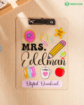 Personalized Friend Gift Acrylic Clipboard – Custom Christmas UK