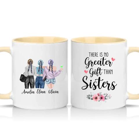 Personalised Mug – White + Colour Two‑Tone Gift UK