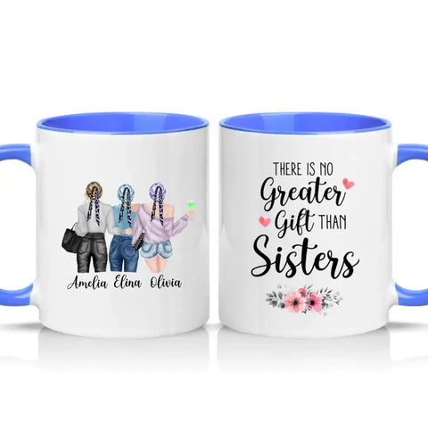 Personalised Mug – White + Colour Two‑Tone Gift UK