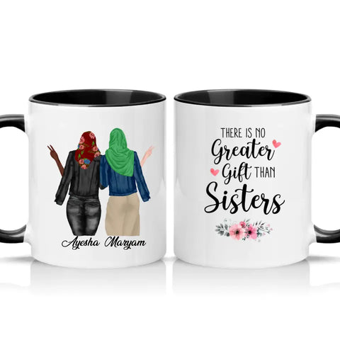 UK Personalised Mug – Photo/Text with Coloured Handle