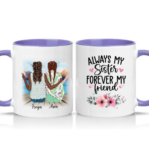 Bohemian Girls Personalised Mug – Custom Boho Style Gift UK