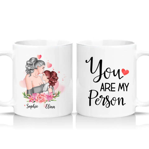 Mom & Daughter Mug – Personalised Family Gift
