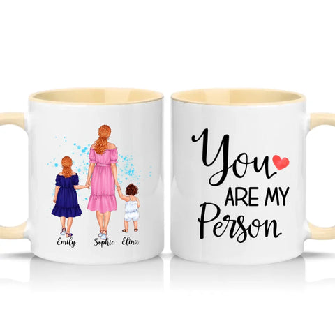 Mom & Two Daughters Mug – Family Gift UK