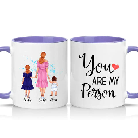 Mom & Two Daughters Mug – Family Gift UK