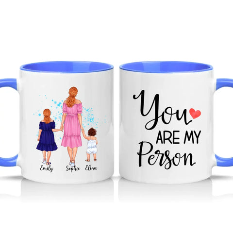 Mom & Two Daughters Mug – Family Gift UK