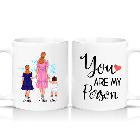 Mom & Two Daughters Mug – Family Gift UK