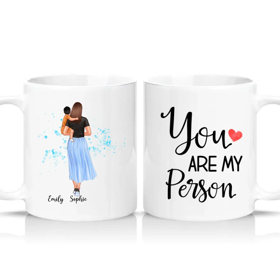Mom & Son Mug – Personalised Gift UK