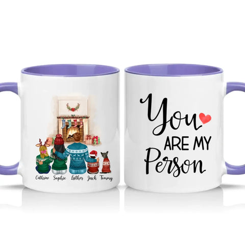 Family & Dog Mug – Pet Lover Gift UK