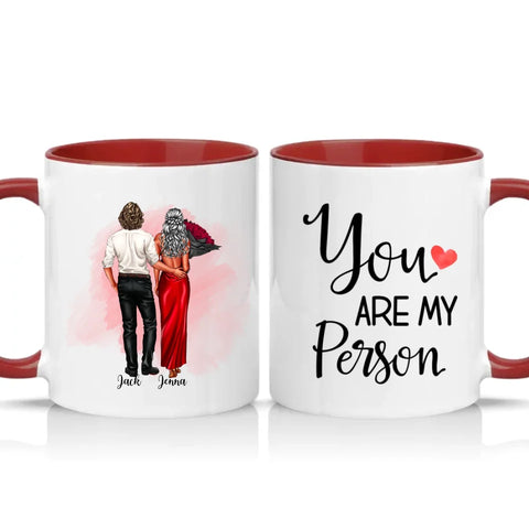 Husband And Wife Two‑Tone Personalised Mug Gift UK