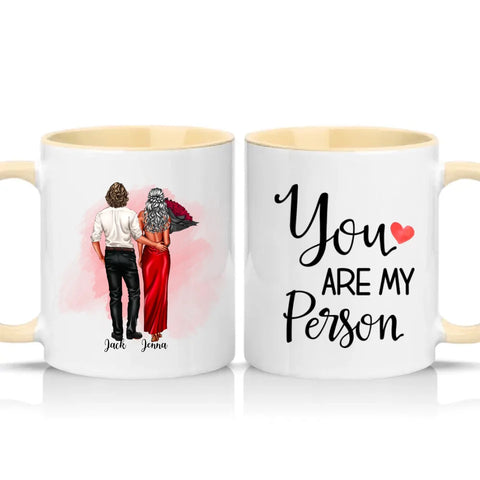 Husband And Wife Two‑Tone Personalised Mug Gift UK