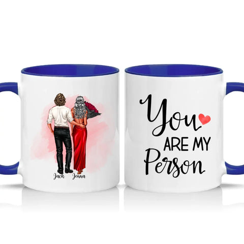 Husband And Wife Two‑Tone Personalised Mug Gift UK
