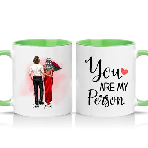 Husband And Wife Two‑Tone Personalised Mug Gift UK