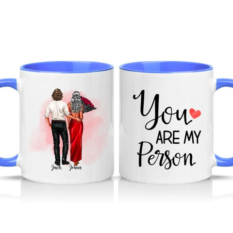 Husband And Wife Two‑Tone Personalised Mug Gift UK