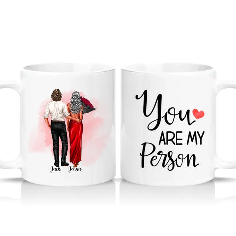 Husband And Wife Two‑Tone Personalised Mug Gift UK