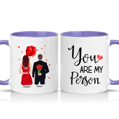 Valentine’s Mug – “You Are My Person” Gift for Couples