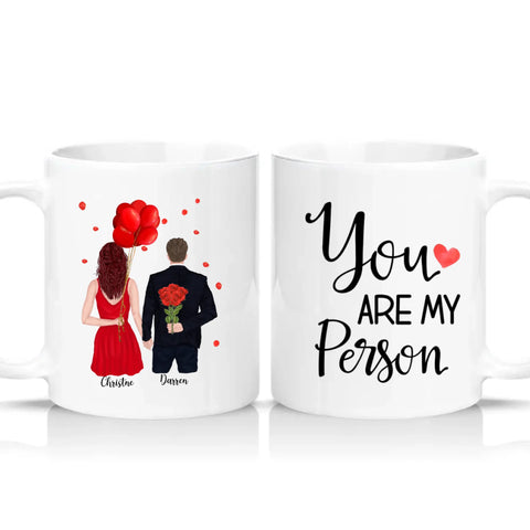 Valentine’s Mug – “You Are My Person” Gift for Couples