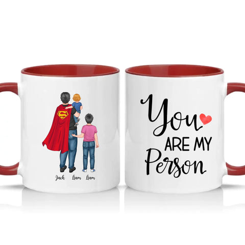 Christmas Family Mug – Dad, Son & Sister Gift UK