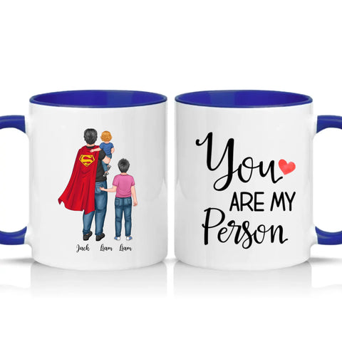 Christmas Family Mug – Dad, Son & Sister Gift UK