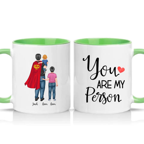 Christmas Family Mug – Dad, Son & Sister Gift UK