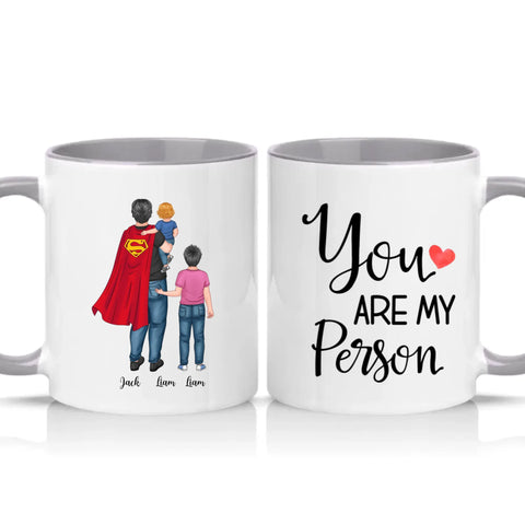 Christmas Family Mug – Dad, Son & Sister Gift UK