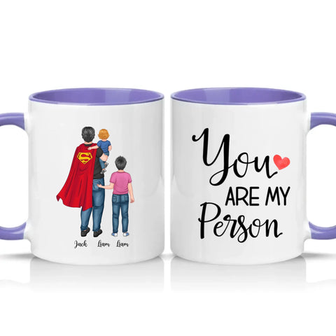 Christmas Family Mug – Dad, Son & Sister Gift UK
