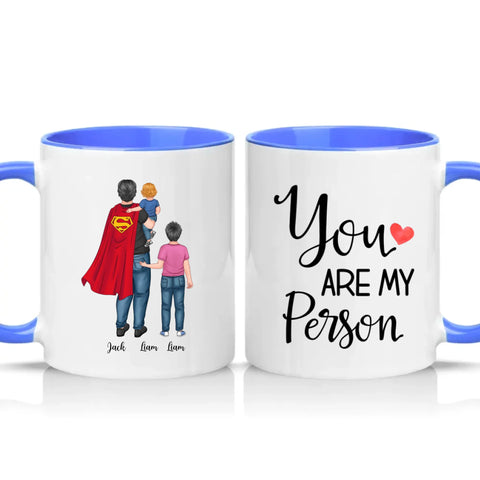 Christmas Family Mug – Dad, Son & Sister Gift UK