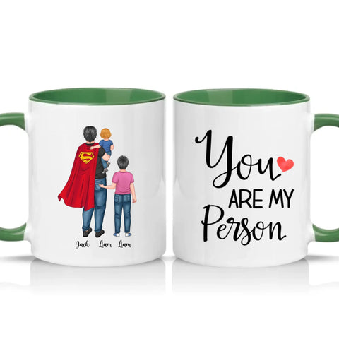 Christmas Family Mug – Dad, Son & Sister Gift UK