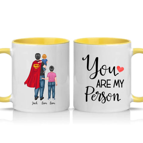 Christmas Family Mug – Dad, Son & Sister Gift UK