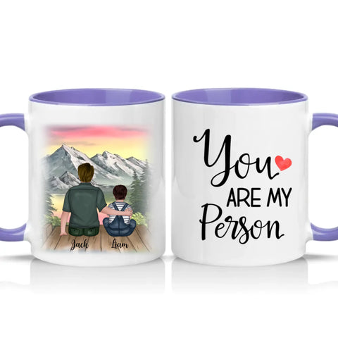 Dad & Son Mug – Personalised Family Gift UK