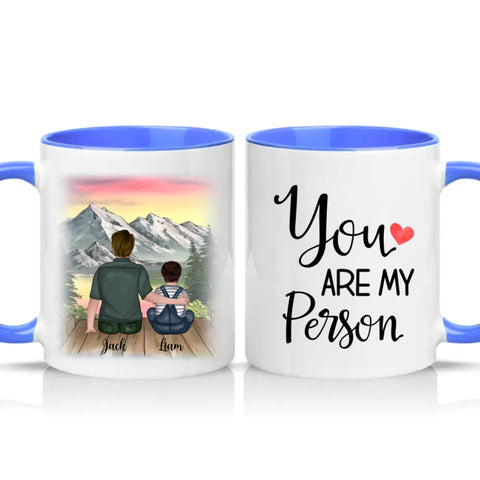 Dad & Son Mug – Personalised Family Gift UK