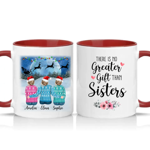 Personalised Mug – White + Colour Two‑Tone Gift UK
