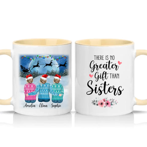 Personalised Mug – White + Colour Two‑Tone Gift UK